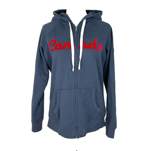 Canadiana navy Canada hoodie